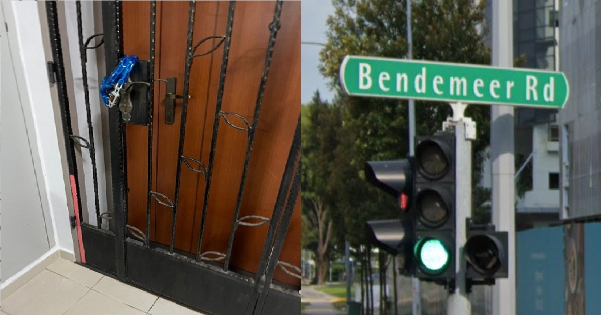 52 Y.O AH LONG RUNNER PAINTING DEBTOR’S UNIT HALFWAY, KENA CAUGHT BY POLICE OFFICERS