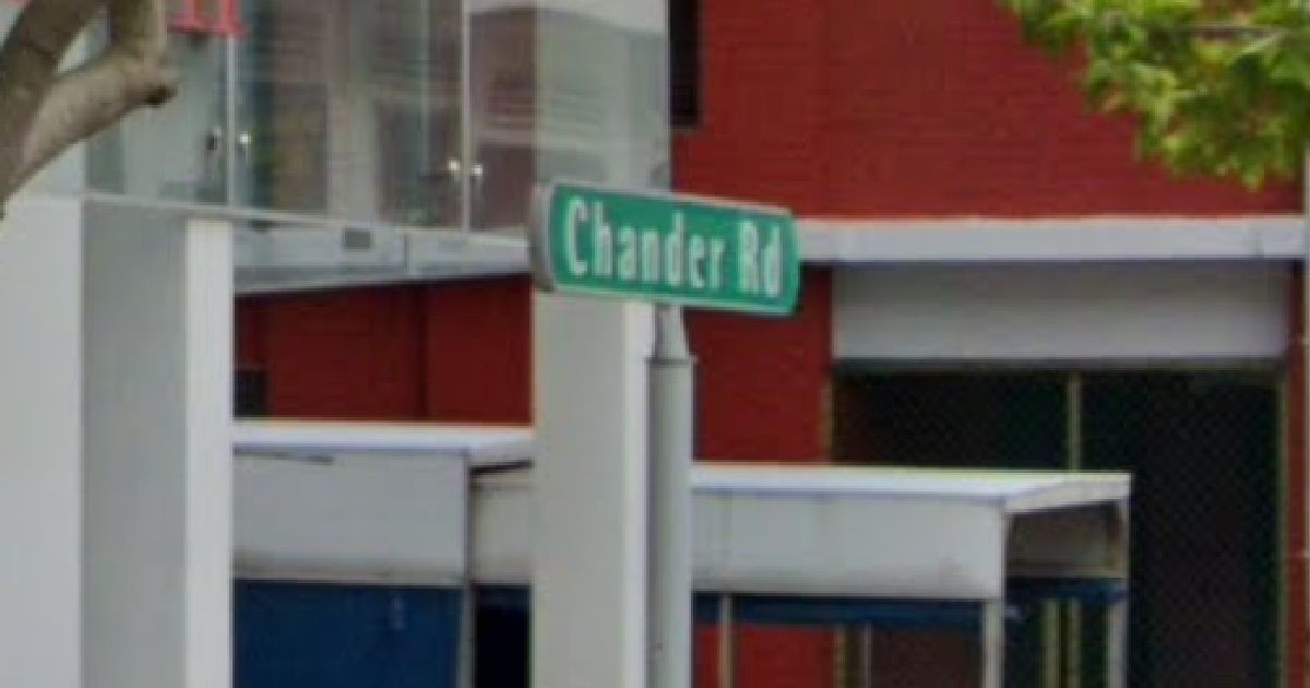 2 MEN ARRESTED FOR STEALING FROM MAN SLEEPING @ CHANDER RD, TOOK HIS PHONE & $30 CASH