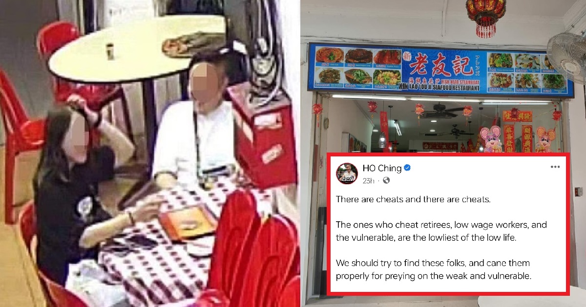 HO CHING ON CHEAPO COUPLE WHO ATE $245 FEAST WITHOUT PAYING, “SHOULD CANE THEM”