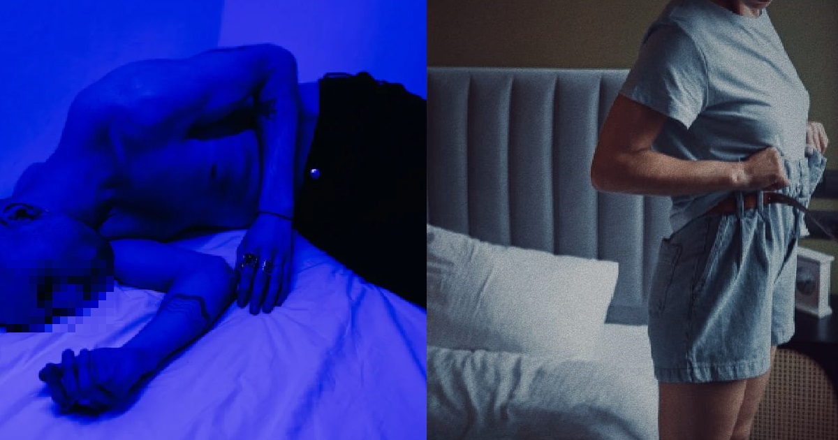 WOMAN HUMILIATED GUY SO HARD IN BED, POOR GUY PEW PEW & CRY AT THE SAME TIME