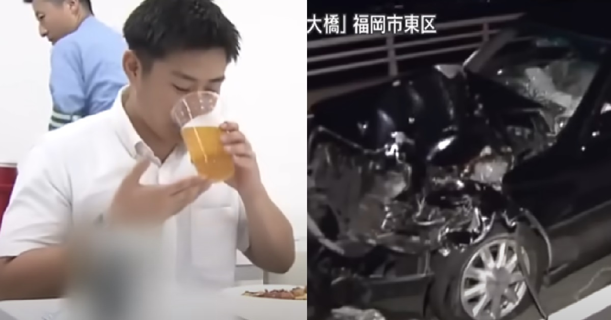 DRIVING SCHOOL LETS PEOPLE GET DRUNK BEFORE DRIVING TO SHOWCASE DANGERS