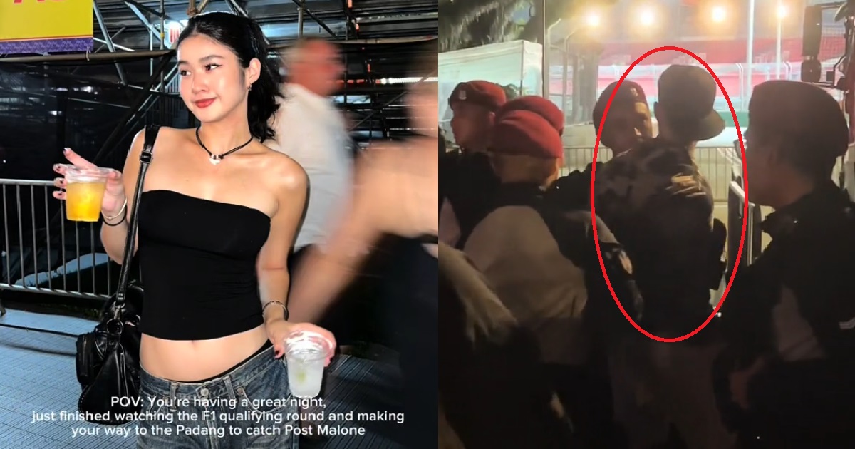 36 Y.O MAN ARRESTED FOR ALLEGEDLY MOLESTING WOMAN’S THIGH @ F1 S’PORE