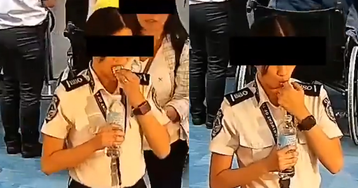 PHILIPPINES SECURITY OFFICER SWALLOWS S$410 THAT WAS STOLEN FROM PASSENGER