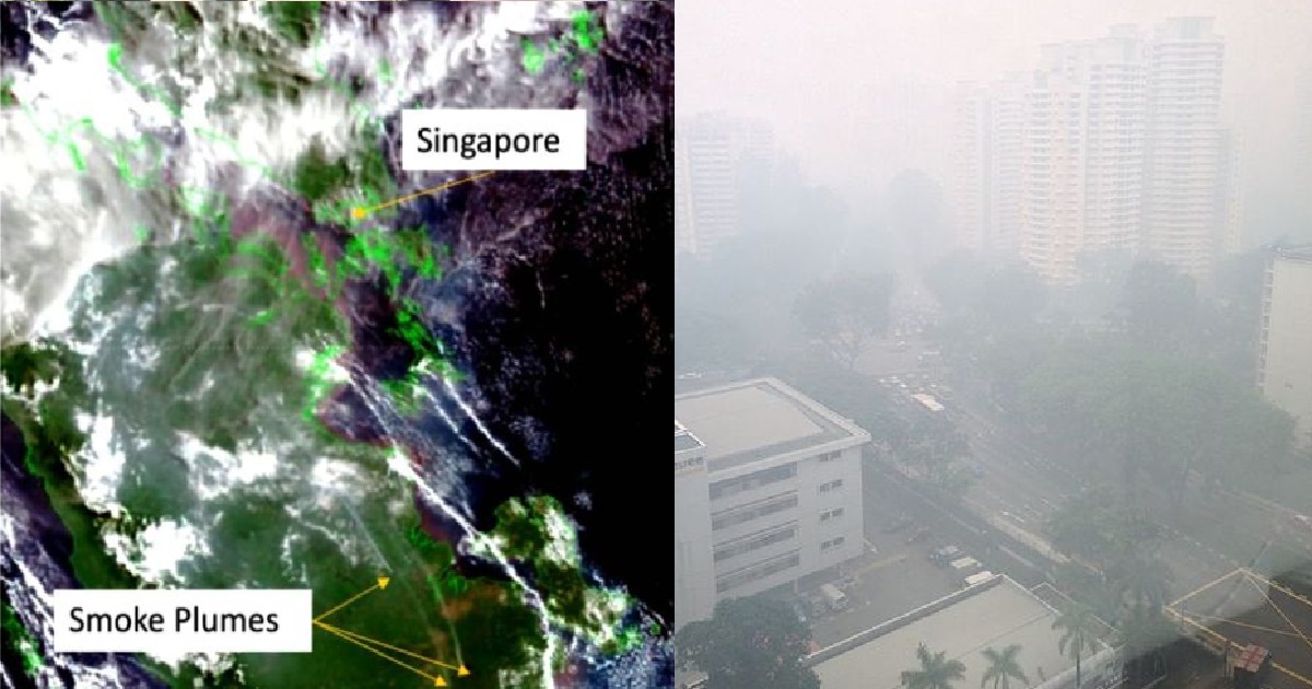 S’PORE AT RISK OF HAZE AFTER HOTSPOTS DETECTED IN SUMATRA, TIME TO WEAR MASK AGAIN