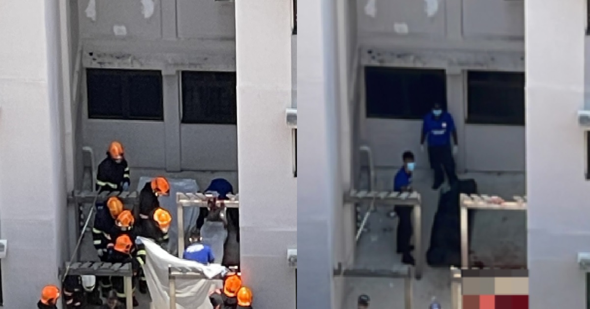 57 Y.O MAN FOUND DEAD ON CLOTHES RACK @ TOA PAYOH HDB, FELL FROM 11TH FLOOR