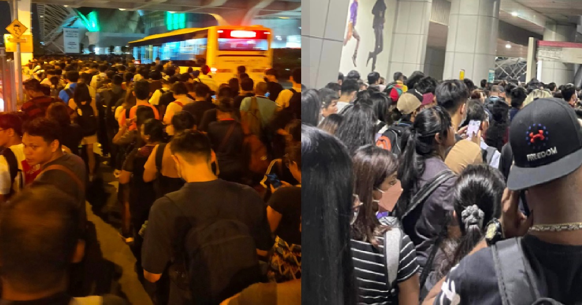 JB CHECKPOINT SUUUUUPER CROWDED ON 15 SEPT, POLICE DEPLOYED TO MANAGE THE CHAOS