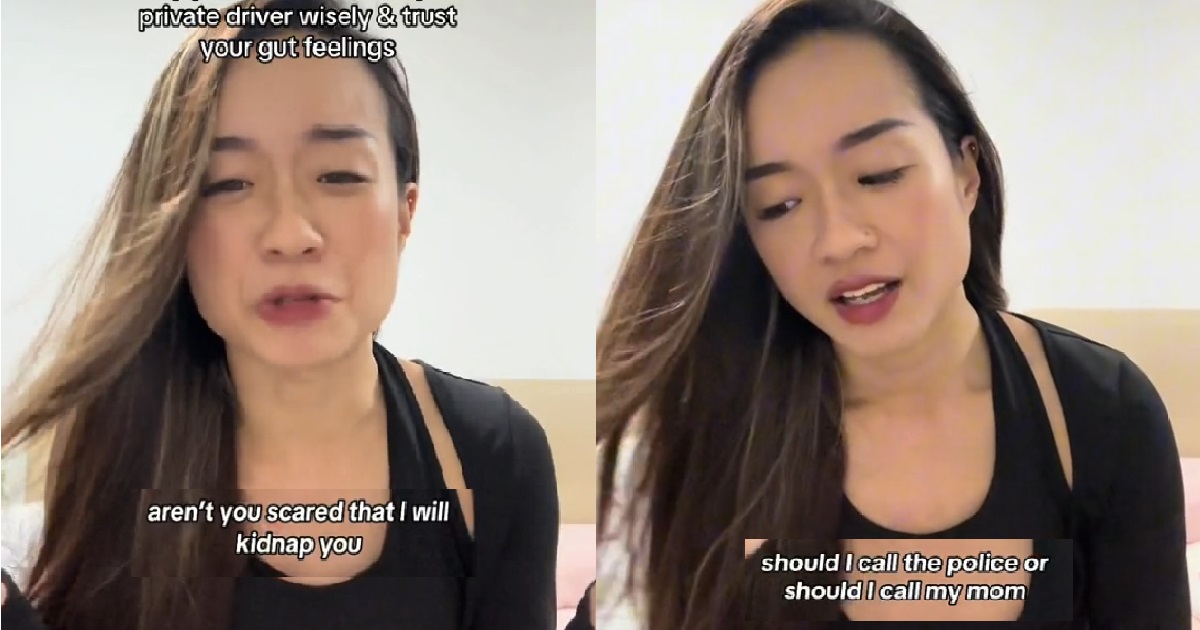 PHV DRIVER ASKS S’PORE WOMAN WHEN DID SHE LOSE HER “V” & IF SHE’S SCARED HE’LL KIDNAP HER