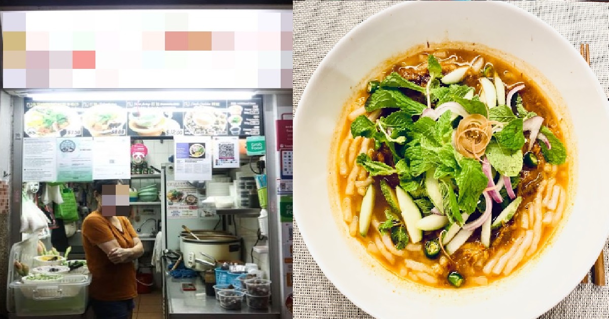 LAKSA HAWKER ACCUSED OF OVERCHARGING HER LAKSA @ $10 EACH & BEING RUDE TO CUSTOMERS