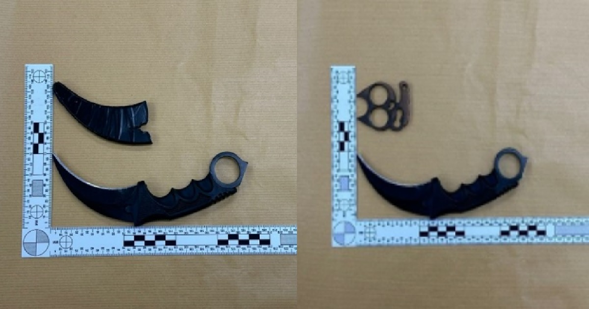 23 Y.O MAN THINKS HE’S A NINJA, CAUGHT WITH KARAMBIT KNIFE & TRY TO FLEE FROM POLICE