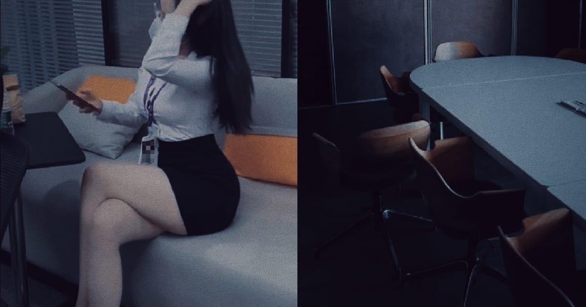 OLDER WOMAN SEDUCED YOUNG INTERN AT WORK, PIAK HIM INSIDE HER OFFICE