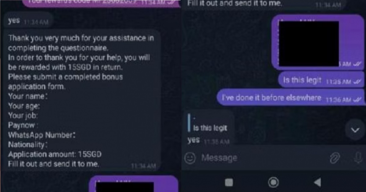 6,600 VICTIMS FELL PREY TO ONLINE JOB SCAMS, SCAMMERS MADE $96.8 MILLION SINCE JAN