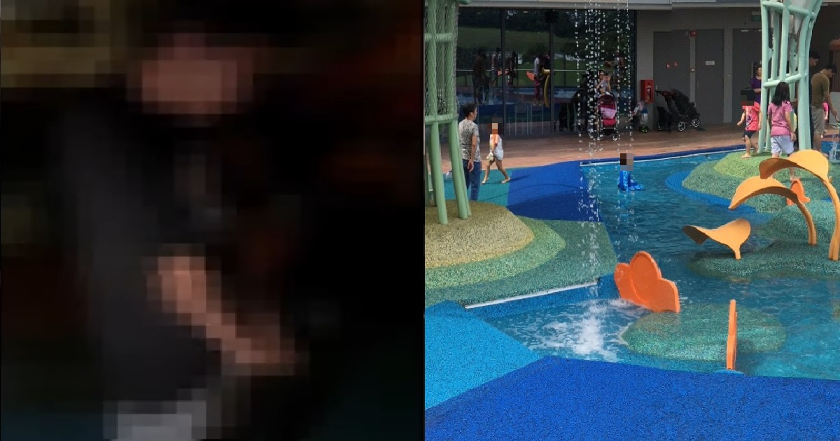 YP PEES ON KIDS PLAYGROUND @ WATERWAY POINT, THROWS HIS PARENTS’ FACE AWAY