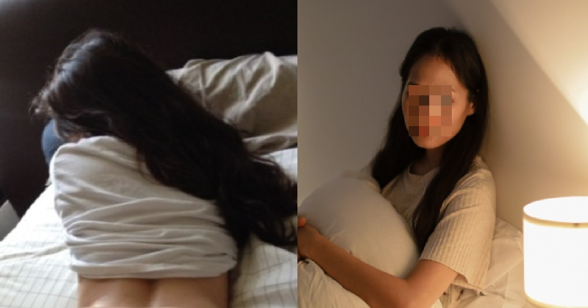 WOMAN PIAK GUY AT HIS HOME THEN LEFT AFTER THAT BECAUSE SCARED HE HEAR HER SNORE