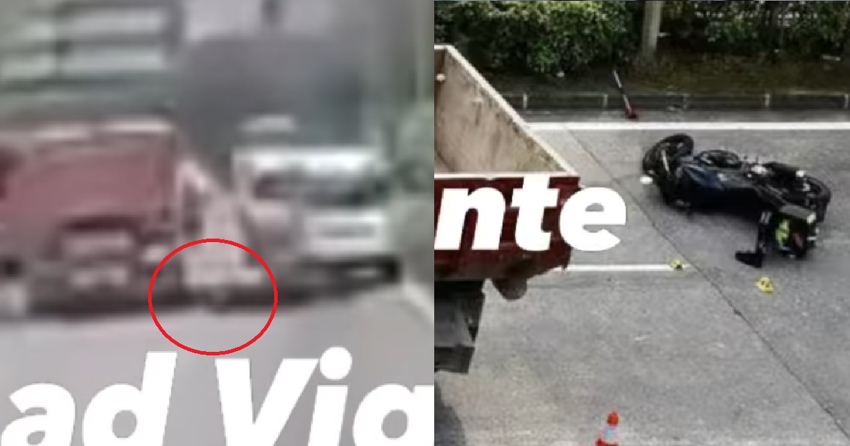 38 Y.O FEMALE PILLION RIDER KILLED AFTER CRASH WITH TIPPER TRUCK @ JURONG, DEAD AT THE SCENE