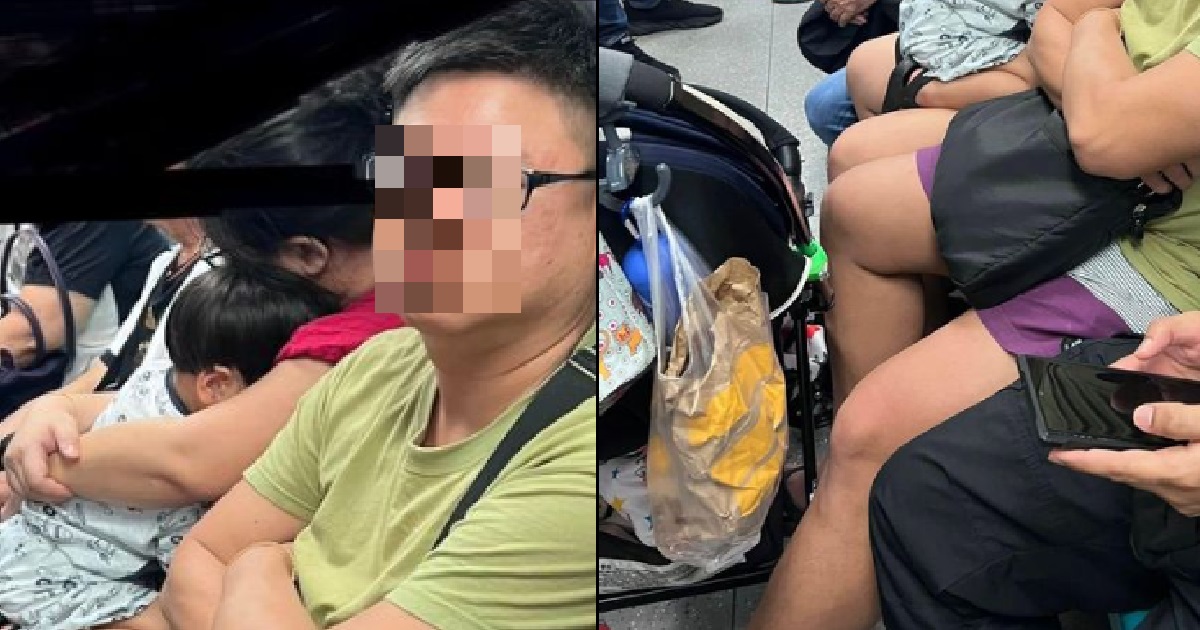 MAN ALLEGEDLY HIT WOMAN WITH STROLLER & PUNCHED HER FOR “CUTTING HIS QUEUE” AT MRT