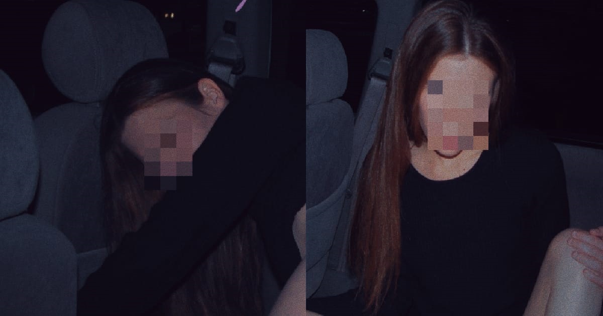 WOMAN PIAK MAN SHE MET AT CLUB IN HIS CAR & LET HIM FINISH INSIDE, THEN GO BACK IN FIND ANOTHER MAN
