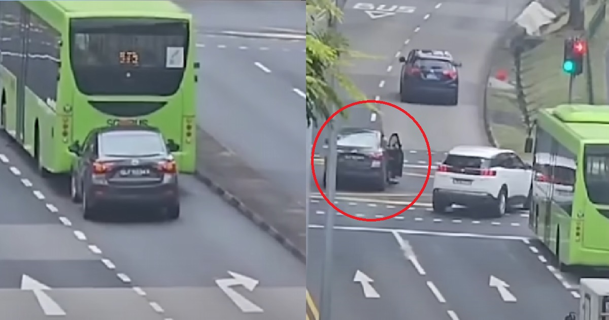 SIAO LANG DRIVER KEEPS RAMMING INTO BACK OF BUS @ CCK, BANG & GOSTAN & BANG & GOSTAN