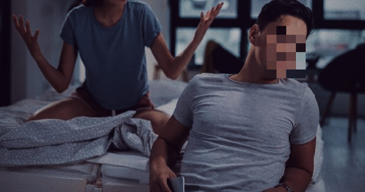 MAN GOT WORK BONUS, WANT TO TREAT HIMSELF BUT WIFE WANTS HIM TO SPEND ON HER