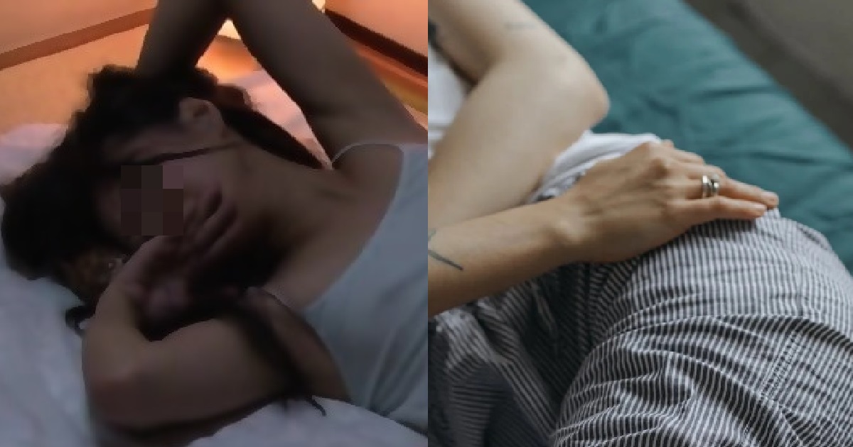 GIRL PLAYING WITH GUY’S KKJ AT A PARTY, “AH AH” TOO LOUD UNTIL OUTSIDE CAN HEAR