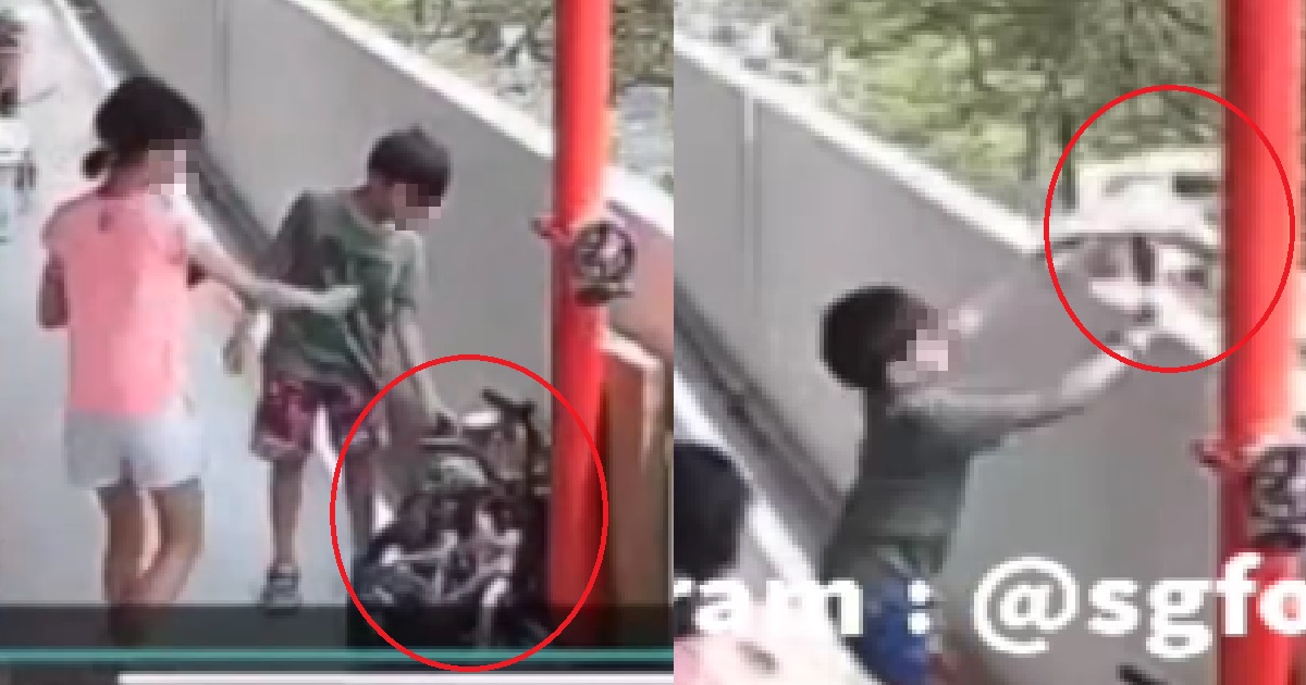 PARENTS OF HORRIBLE KIDS WHO THREW BICYCLE DOWN FROM 7TH-FLOOR AMK HDB, APOLOGISE