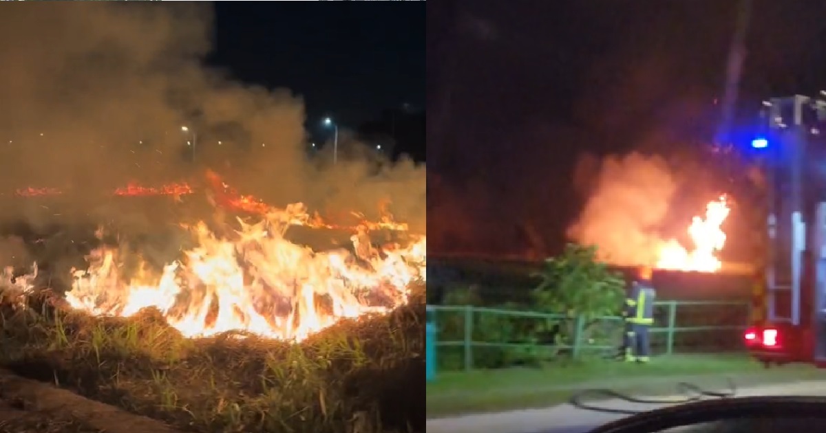 HUGE FIRE BROKE OUT AT LIM CHU KANG CEMETERY, THE DEAD CAN’T REST IN PEACE