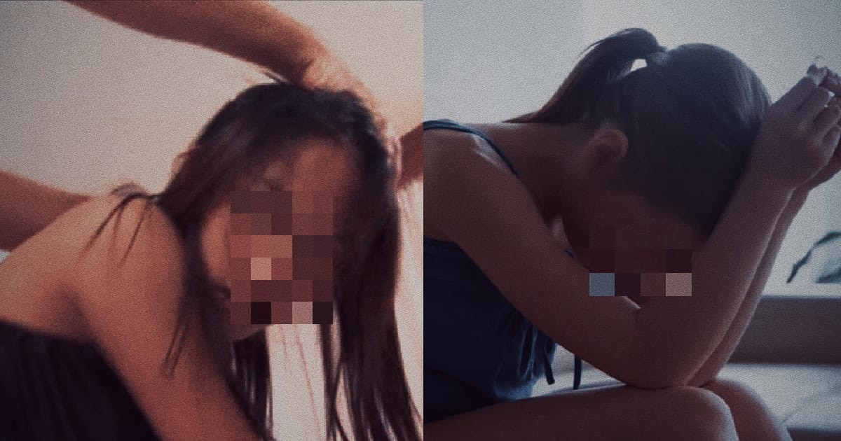 GUY GOT CARRIED AWAY WHEN GF PLAYING HIS KKJ, RIP OUT HER HAIR & NOW SHE GOT BALD SPOT