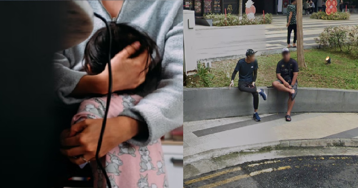 MAN MINDING HIS OWN BUSINESS, LITTLE GIRL FELL DOWN & HER MUM SCOLDS HIM INSTEAD
