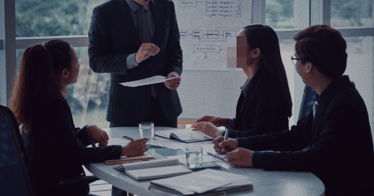 WOMAN SEE MANAGER NO UP, LOOK DOWN ON HER & CHOSE TO REPORT TO CEO INSTEAD