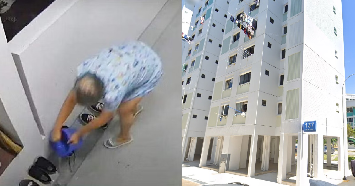 GANGSTER AH MA POURS URINE IN NEIGHBOR’S SHOES & BROKE INTO HER HOME, FINED $800