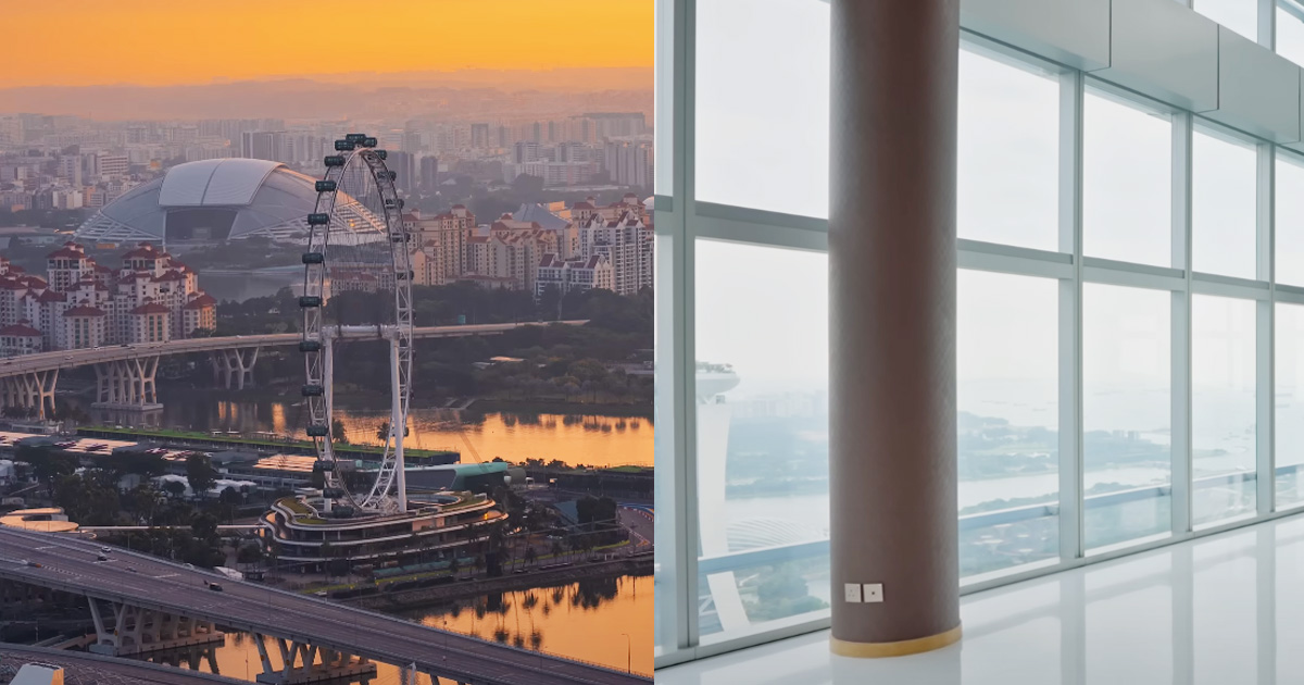 SUPER PENTHOUSE AT MARINA BAY WITH SWIMMING POOL GOING FOR OVER $60M