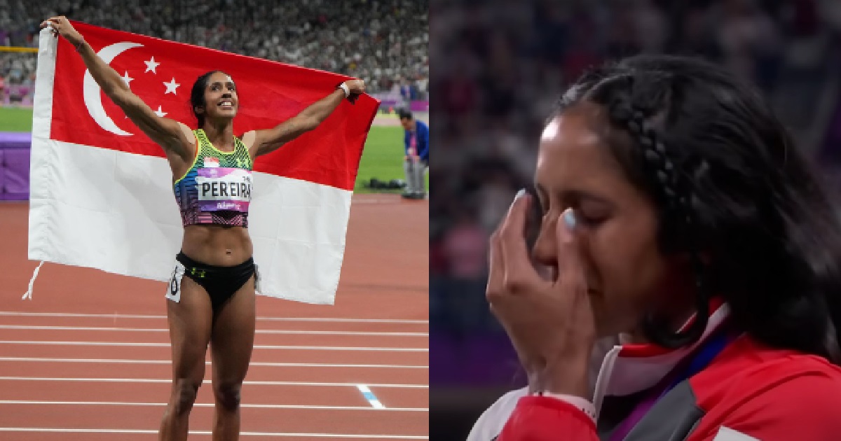 SHANTI PEREIRA BECOMES 1ST S’POREAN TO STRIKE GOLD AT ASIAN GAMES, GOES DOWN IN HISTORY