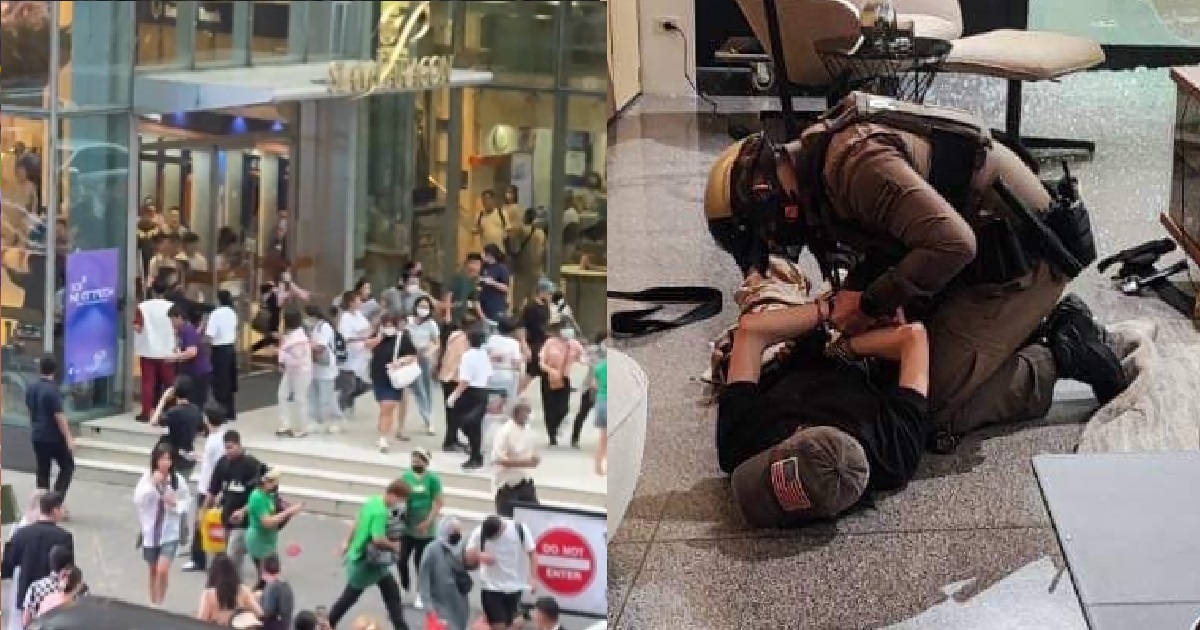 AT LEAST 2 KILLED AFTER 14 Y.O GUNMAN FIRES AT SHOPPERS @ SIAM PARAGON MALL