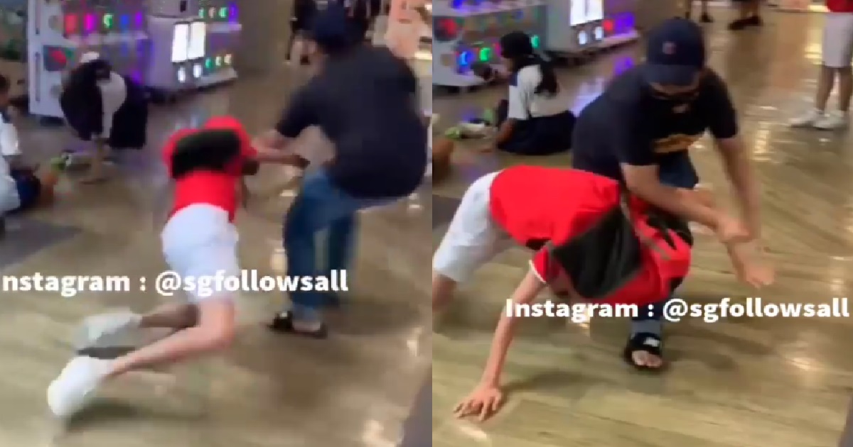 YPs 1V1 HAMMER EACH OTHER @ YISHUN, AH BUI SPIN 360°, KENA STUN AFTER TIGHT SLAP TO FACE