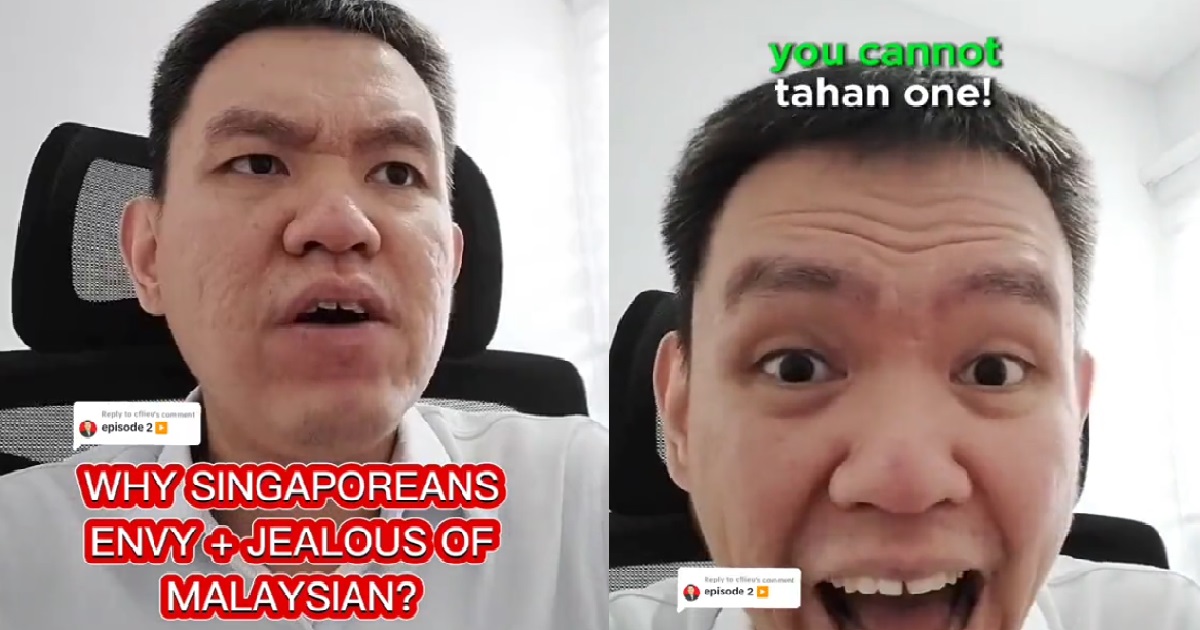 M’SIAN SAYS S’POREANS JEALOUS OF THEM BECAUSE THEY CAN BUY CAR & WITHDRAW CPF