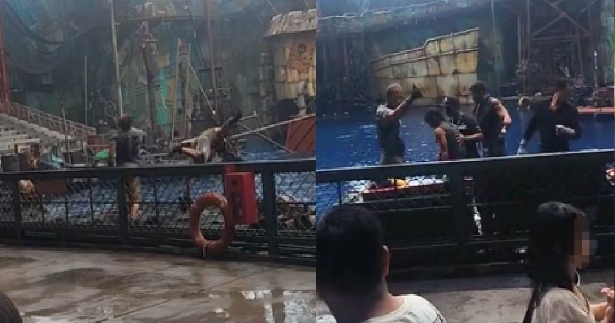 USS PERFORMER INJURED AFTER STUNT WENT WRONG DURING SHOW, AUDIENCE HORRIFIED