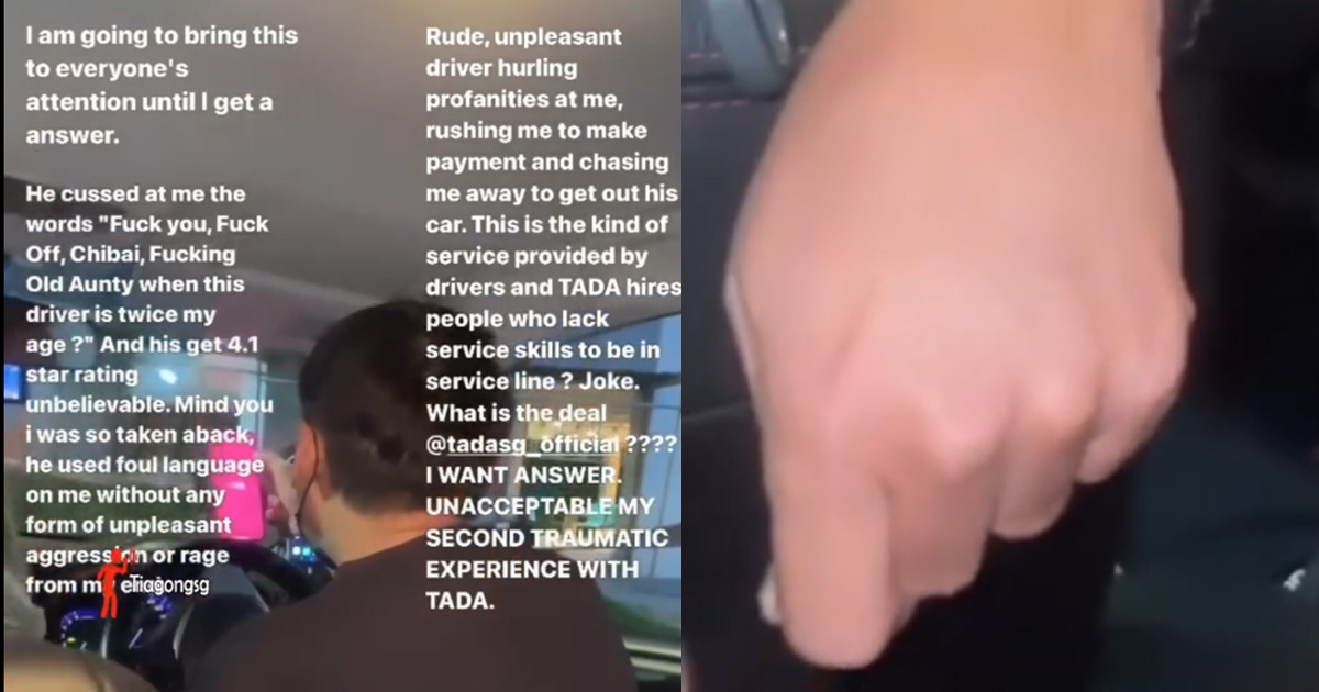 TADA DRIVER ALLEGEDLY SCOLD VULGARITIES AT PASSENGER