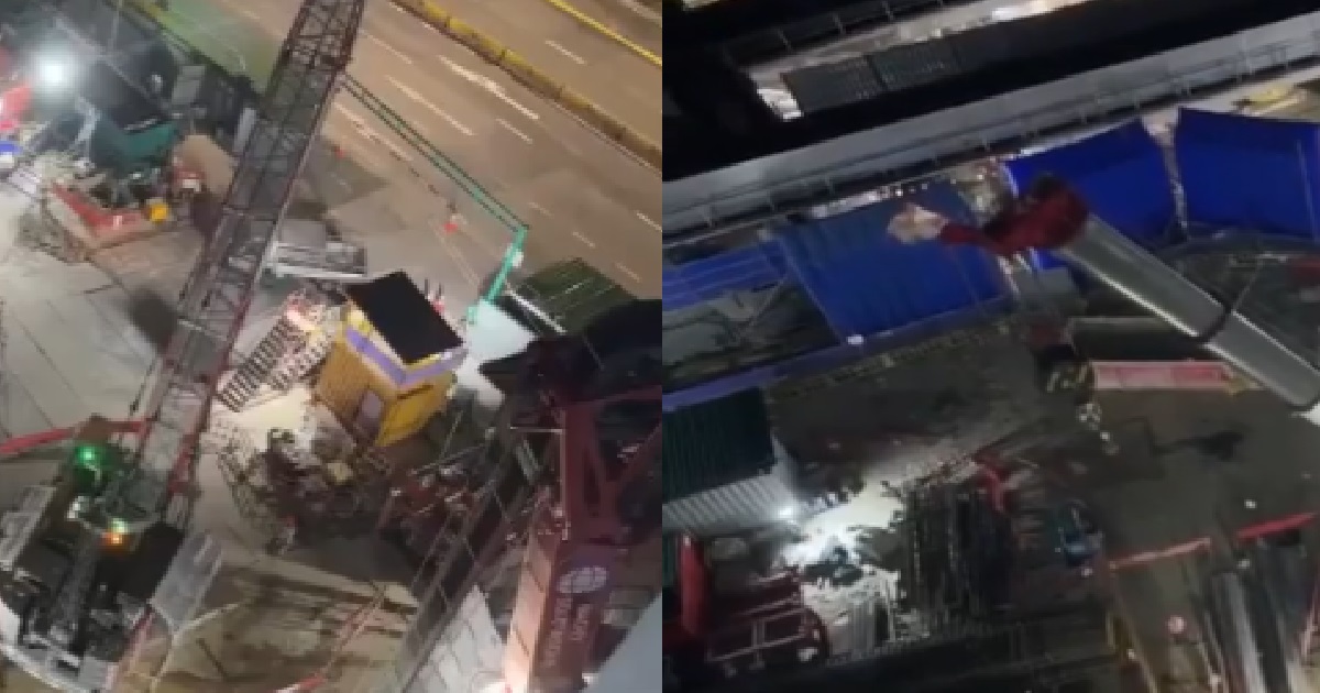 RESIDENTS DULAN WITH MRT CONSTRUCTION AT 3.30AM, USE MATTRESS COVER WINDOW TO BLOCK NOISE