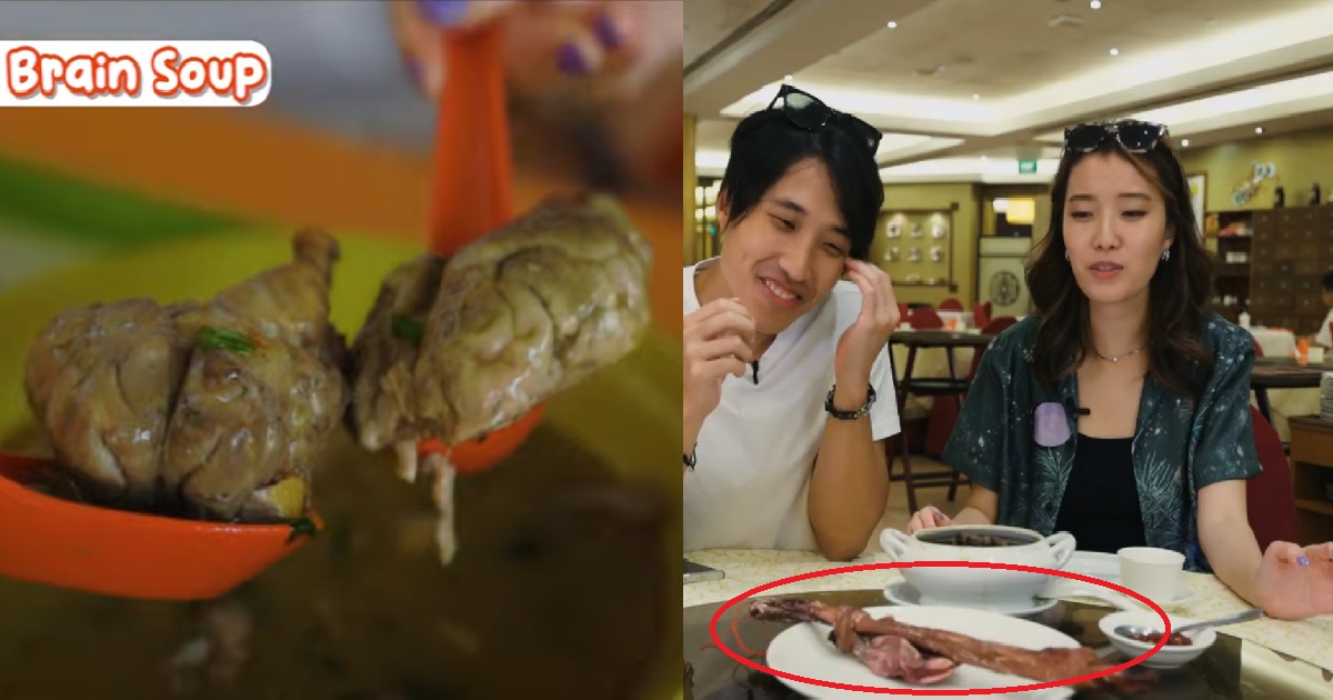 S’PORE YOUTUBERS ATE DEER KKJ & GOAT BRAIN IN “EXOTIC FOOD” TOUR OF S’PORE