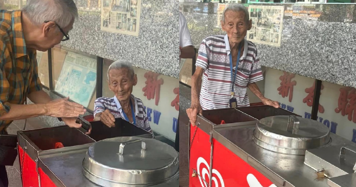 93 Y.O ICE-CREAM UNCLE ABANDONED BY HIS CHILDREN, ONLY EARNS FEW DOLLARS A DAY