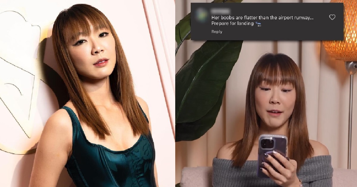 ACTRESS JULIE TAN SLAMS NETIZEN WHO CALL HER “FLATTER THAN AIRPORT RUNWAY”