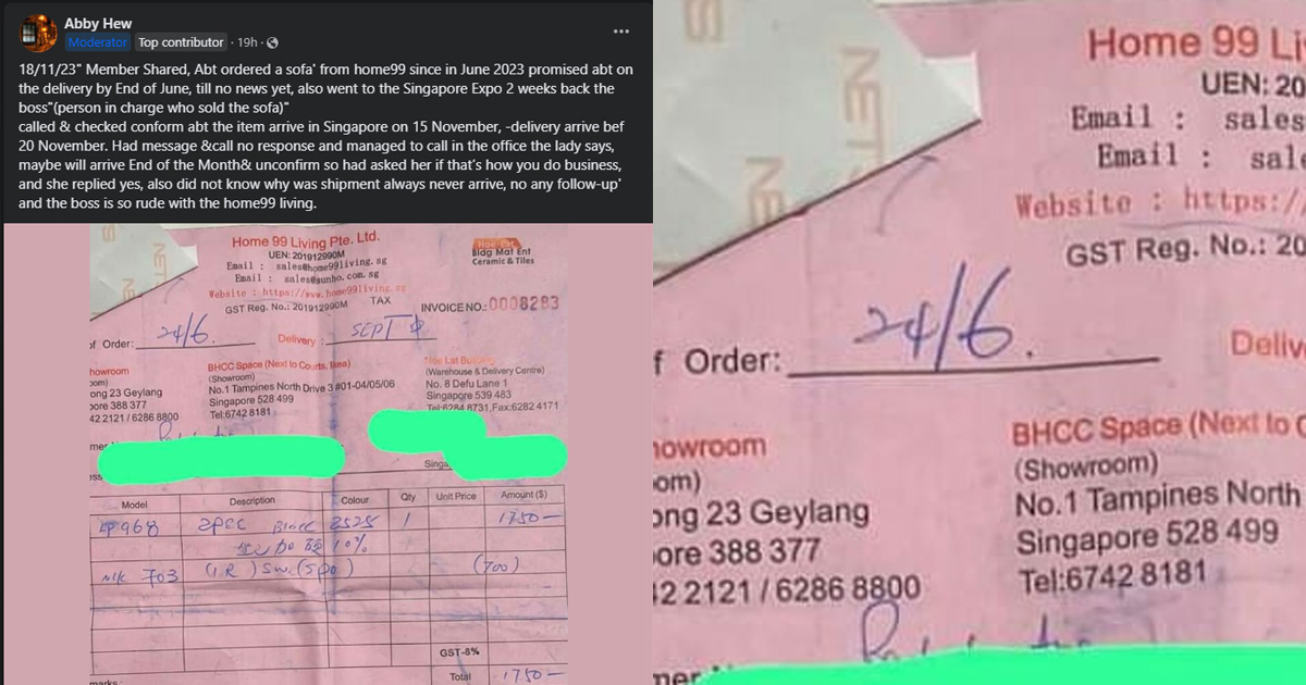 WOMAN ORDERS SOFA WAIT ALMOST HALF A YEAR STILL HAVEN’T RECEIVE