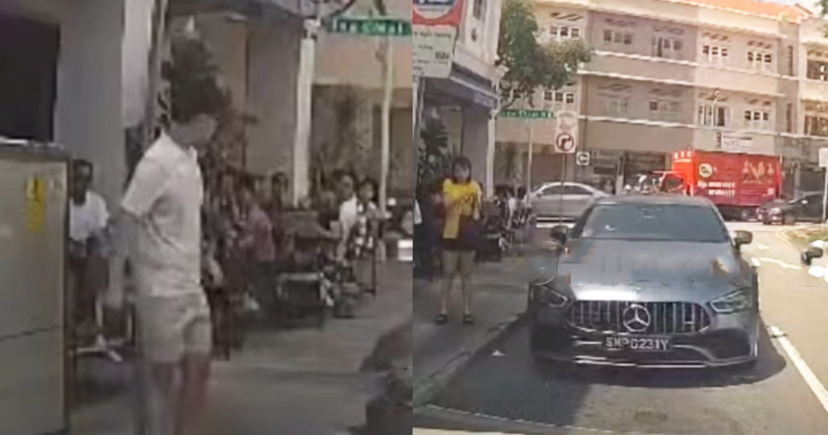 AMG MERCS AT JOO CHIAT GO AGAINST TRAFFIC SAYS “HE DON’T KNOW”