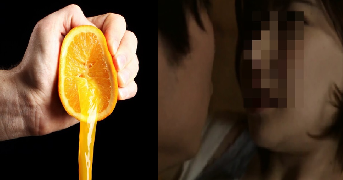 WOMAN KISSING BF & HE SUDDENLY SQUEEZE HER NEHNEHPOK, MAKE “POR POR” HONKING SOUND