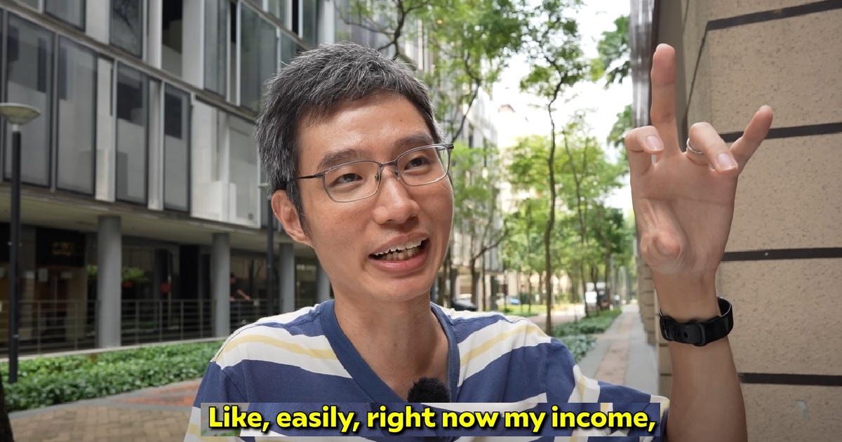 S’PORE MAN EARNS $20K/MONTH, “EVEN IF I DON’T WORK, MORE THAN ENOUGH TO RETIRE ALREADY”