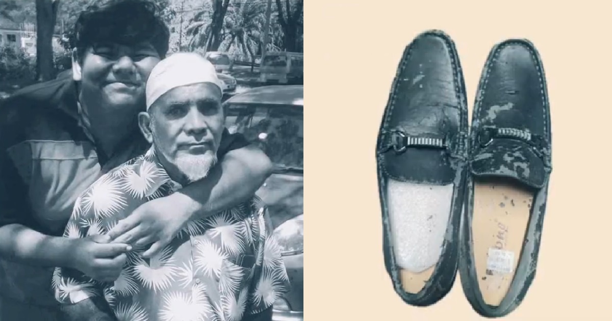POOR DAD CAN ONLY AFFORD $2 SHOES TO ATTEND SON’S GRADUATION, MOVE NETIZENS TO TEARS