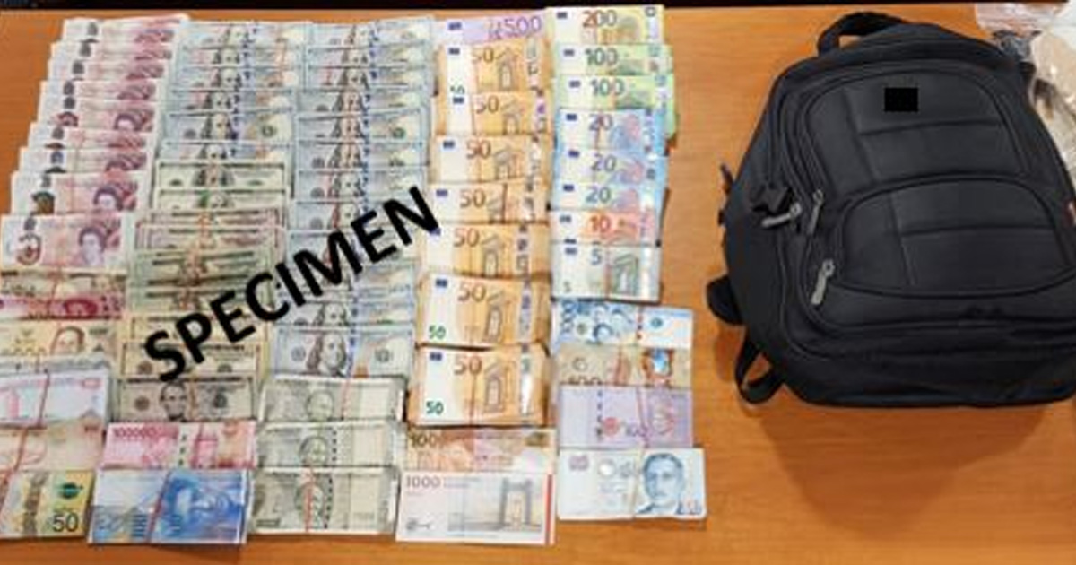 OPERATION AGAINST SMUGGLERS AT CHANGI AIRPORT, TWO MEN MOVED $1.2M INTO SGD