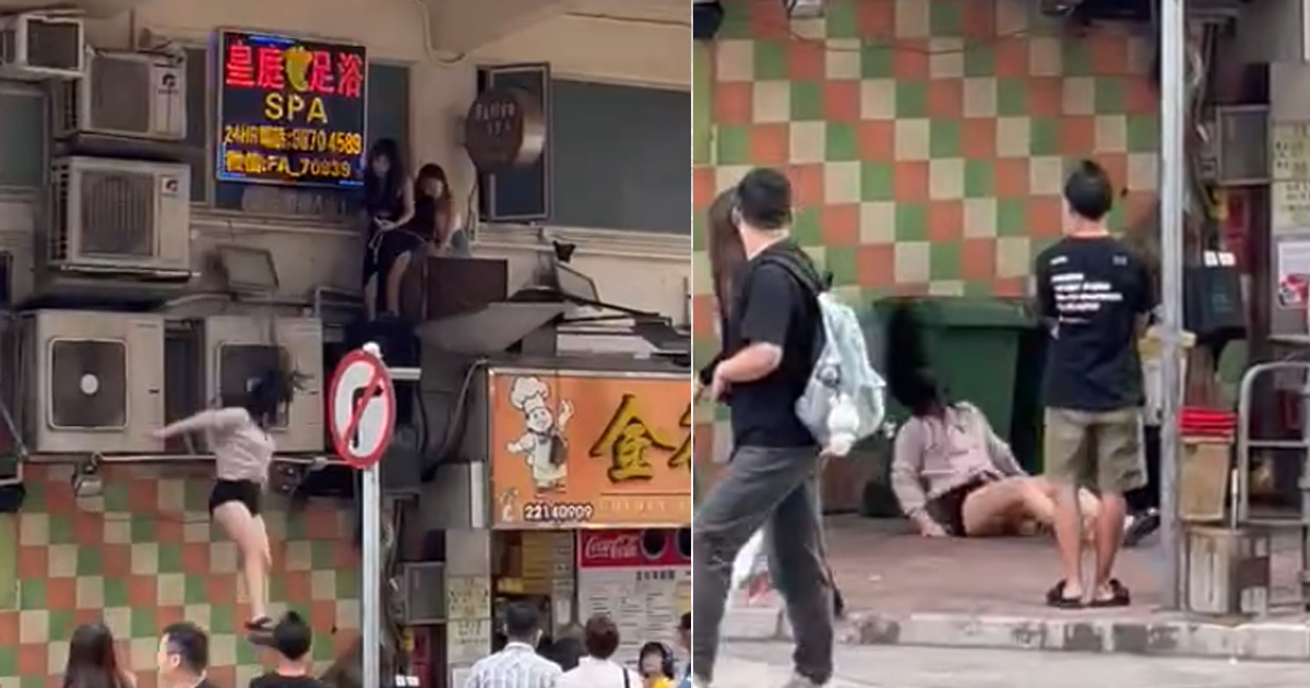 HONG KONG “CHICKENS” ESCAPING FROM SPA WITH SPECIAL SERVICE DURING RAID