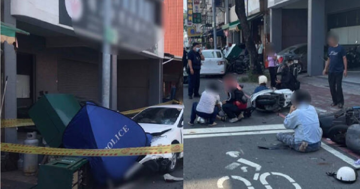 WOMAN STEP ON ACCELERATOR BY ACCIDENT AFTER SLIPPER FELL OFF, CRASHES INTO & KILLS MOTORCYCLIST
