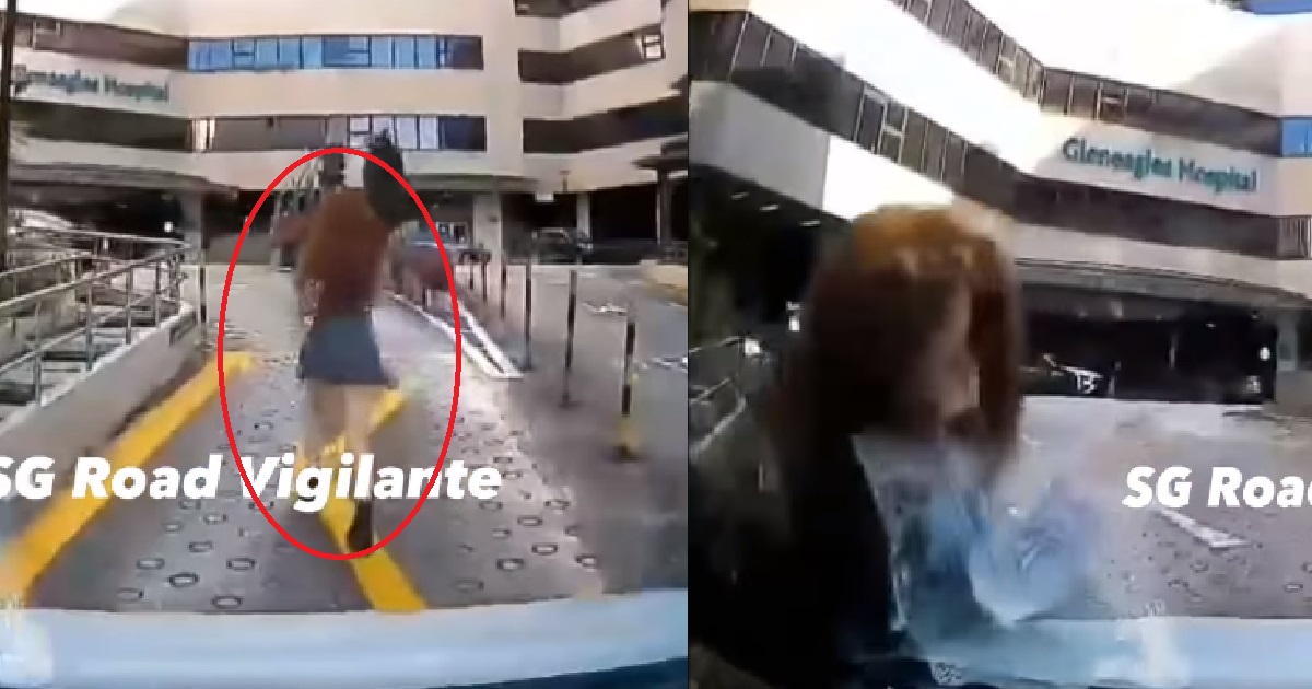 XMM WALKING IN MIDDLE OF ROAD INSTEAD OF PAVEMENT, KENA BANG BY CAR FROM BEHIND