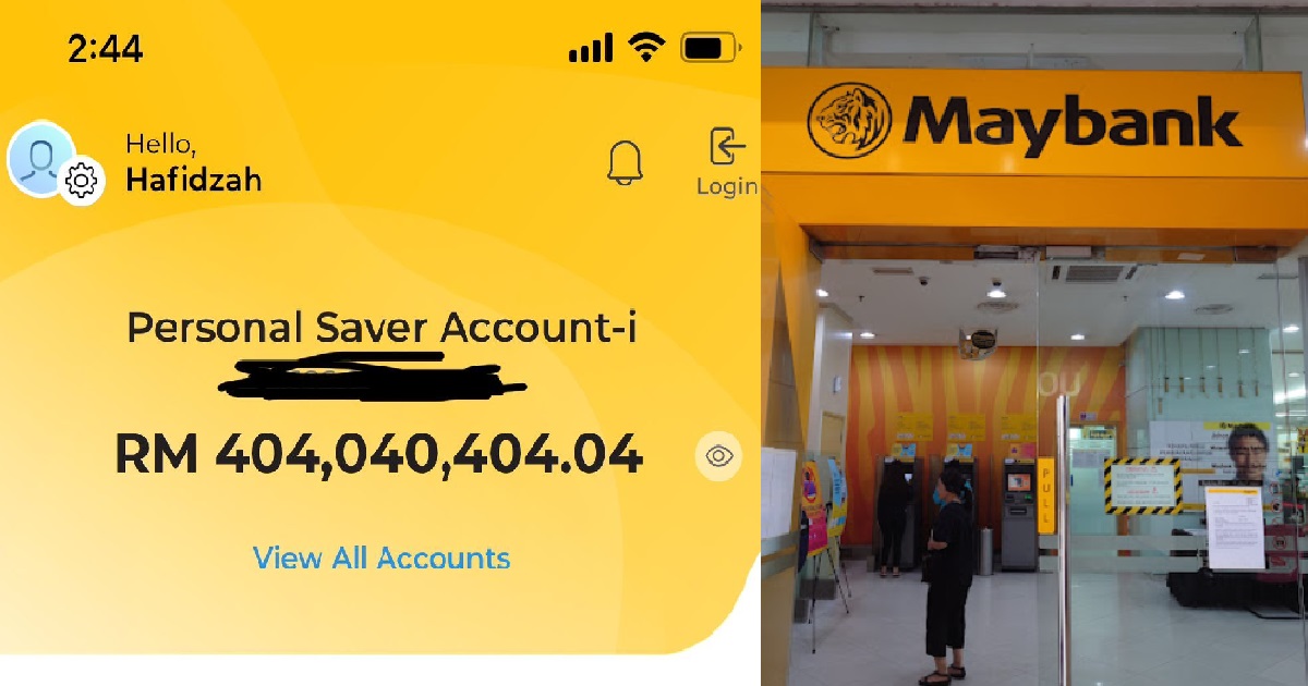 WOMAN FINDS $114 MILLION DEPOSITED IN HER MAYBANK ACCOUNT, OVERNIGHT MULTI-MILLIONAIRE